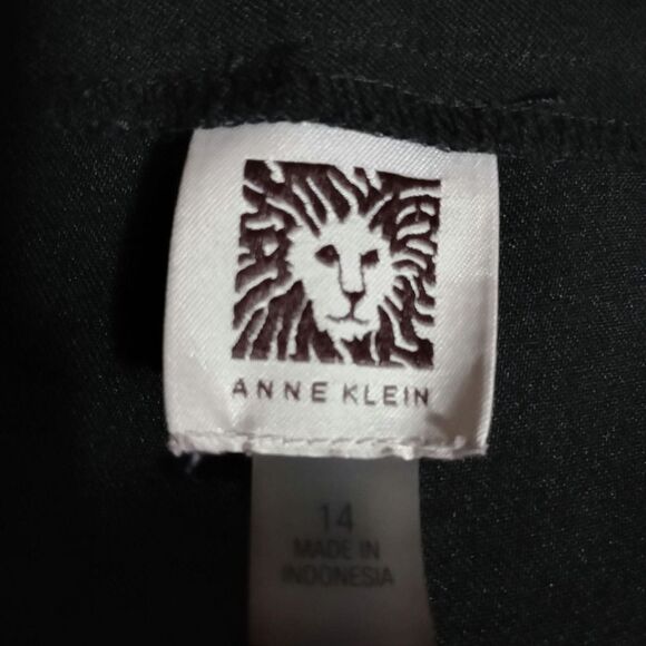 Anne Klein Pants‎ Ladies 14 Black Straight Leg - Picture 5 of 7